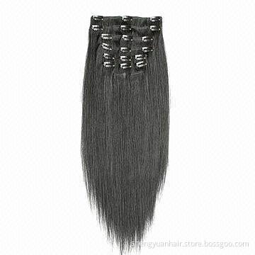 Wholesale Factory Price 100% Human Hair Full Head Clip-in Extension